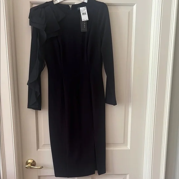 aidan mattox dress black Aidan Mattox main image 1